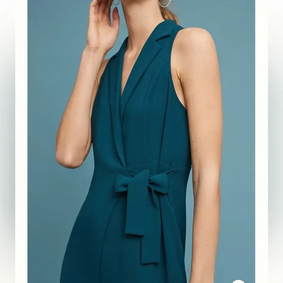 Maeve X Anthropologie Seymour Tie Waist Jumpsuit - Picture 3 of 12